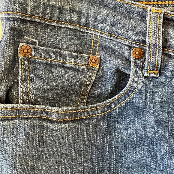 🔥 Levi's | Medium Wash Y2K Red Tab 510 Lower Rise Slim Fit Sz 14 Long - Picture 7 of 11